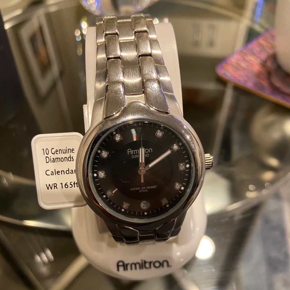Armitron mens stainless steel watch